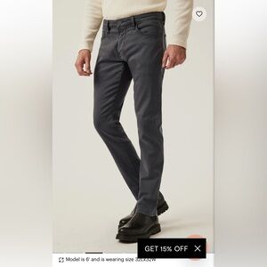 34 Heritage Courage Straight Leg Pants In Iron Comfort, size 33/34